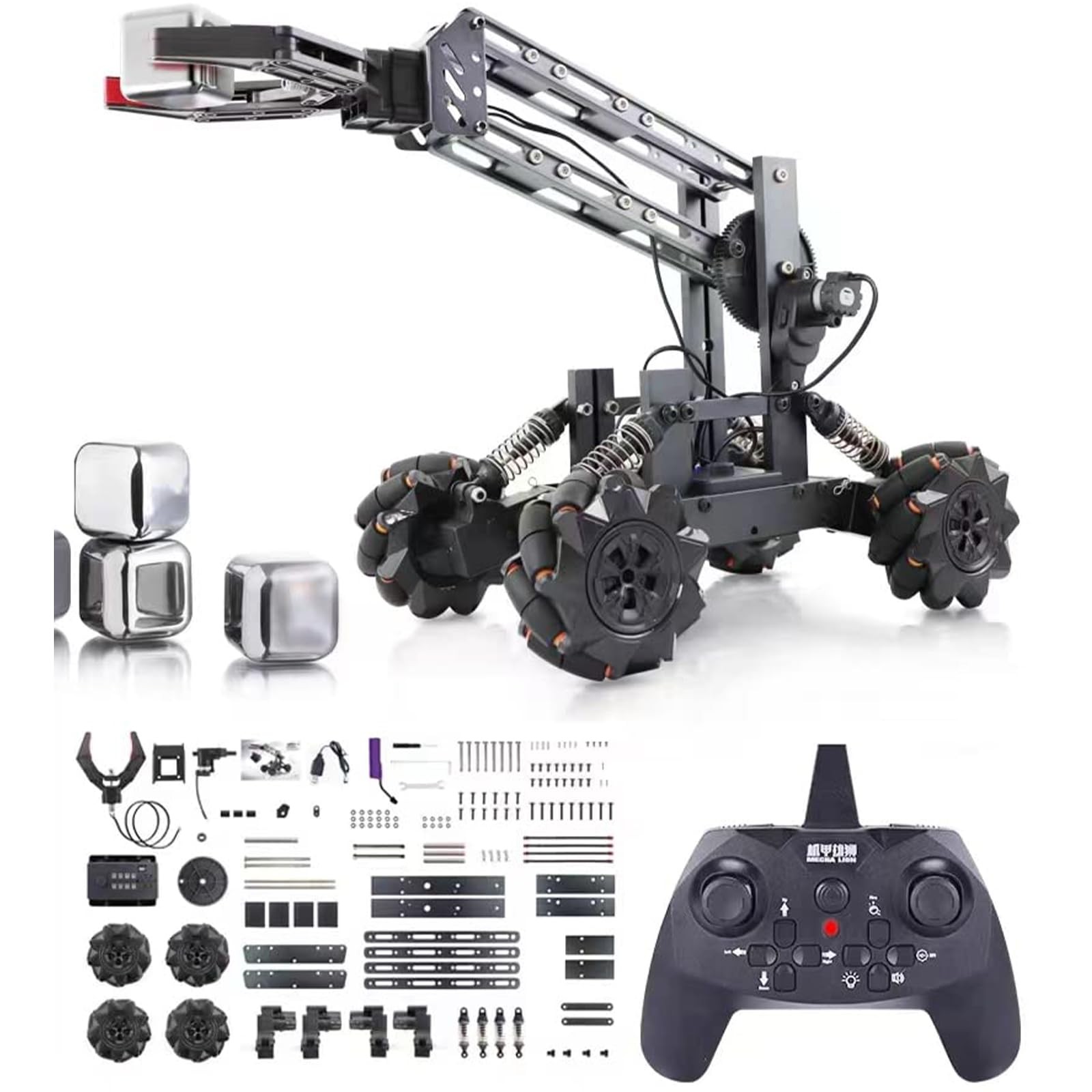 Robotic Arm Kits, DIY Educational Building Set with 4 DOF, Remote Control Toy…