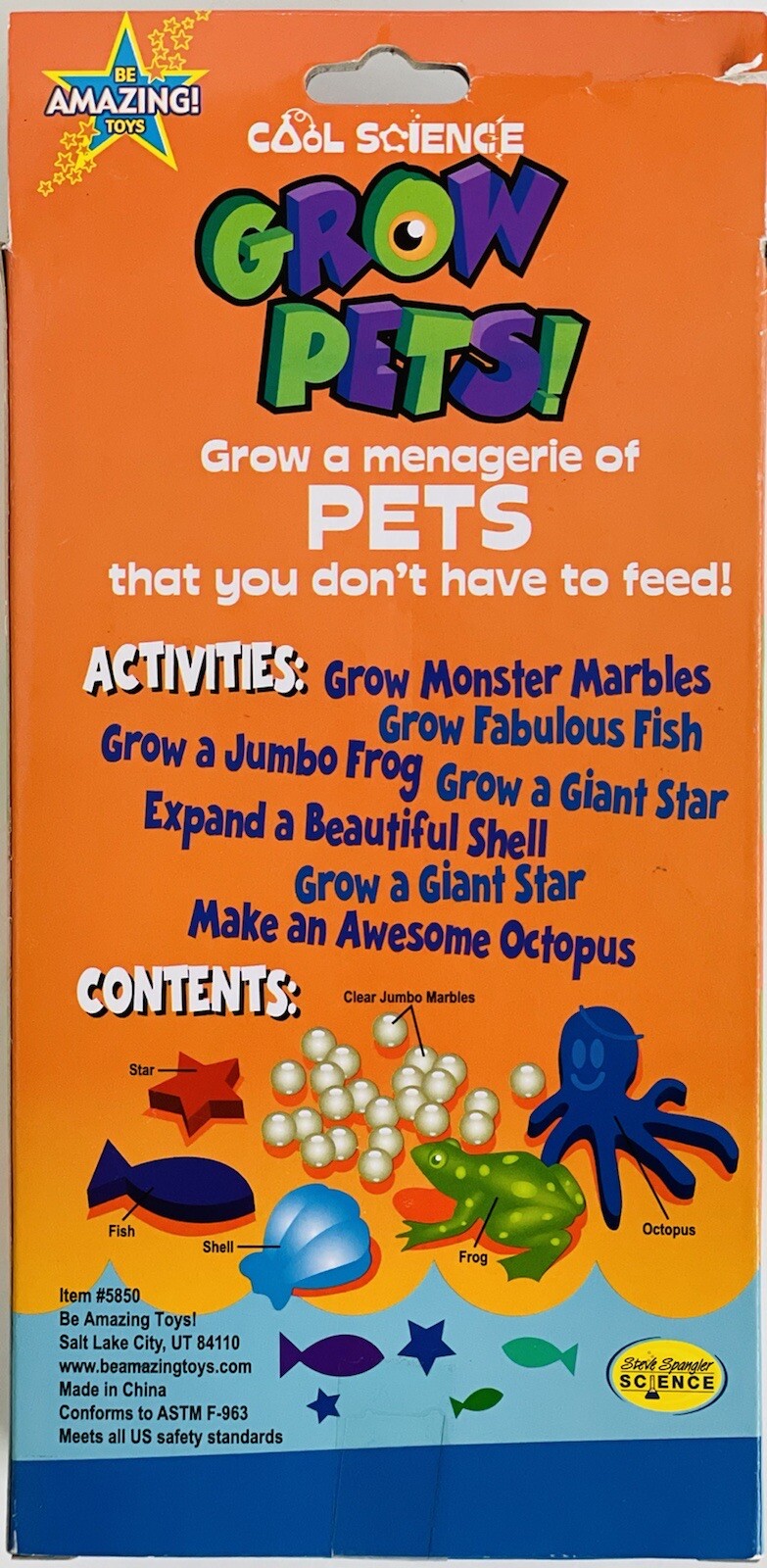 Be Amazing Toys |Cool Science Grow Pets! Kit |5850