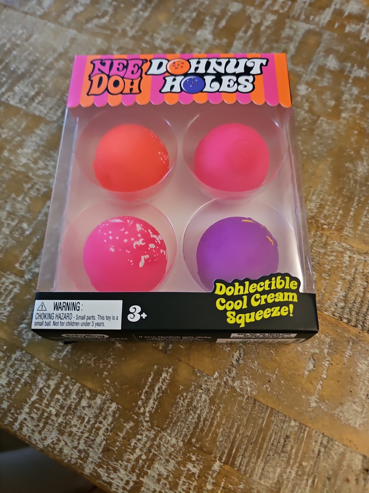 NEEDOH DOHNUT HOLES 4-PACK! AUTHENTIC New Factory Sealed Schylling NIB