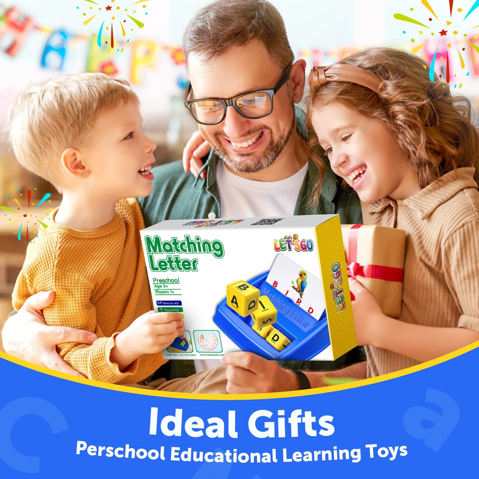 Learning Games for Kids Ages 3-8, Matching Letter Game for Kids Toys Ages 3-8…