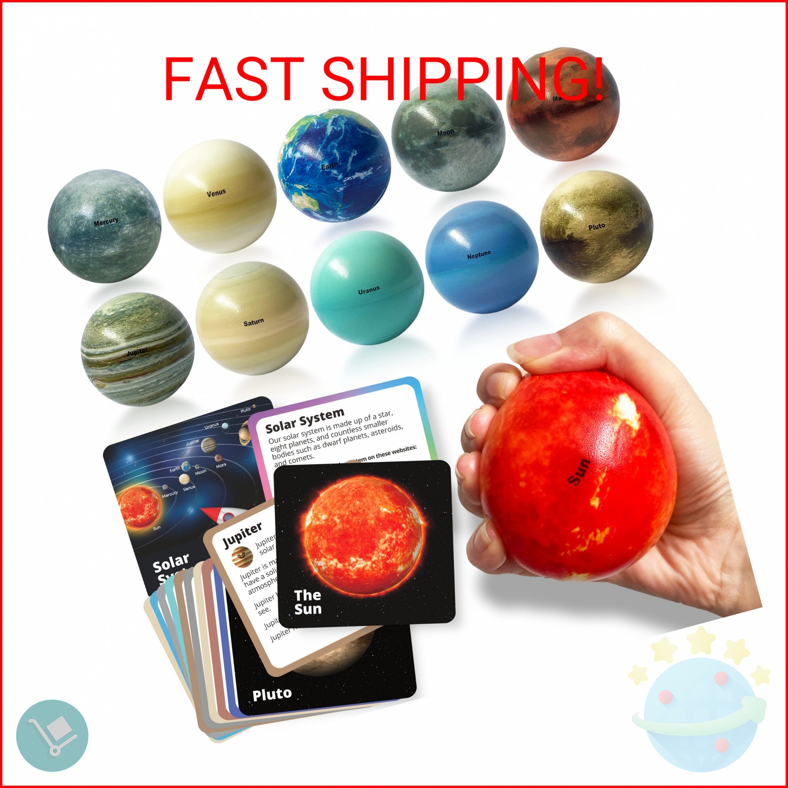 Planets for Kids Solar System Toys 3-5, Solar System for Kids, Space Toys for Ki