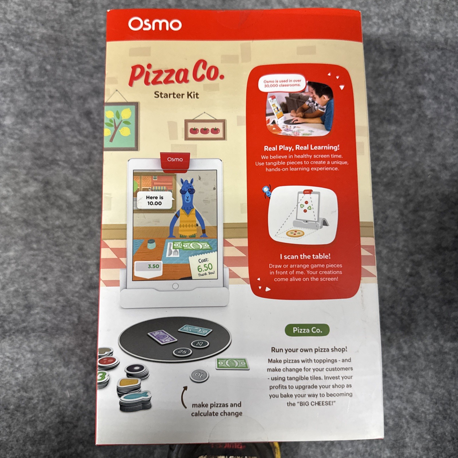 NEW Osmo Pizza Co. Game Starter Kit Educational Play Math Skills for iPad
