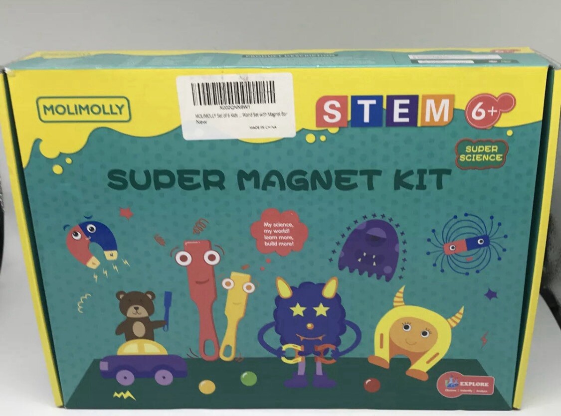 Super Magnet Lab Kit Stem Learning Children’s Magnetic Super Science Kit 6+ Year