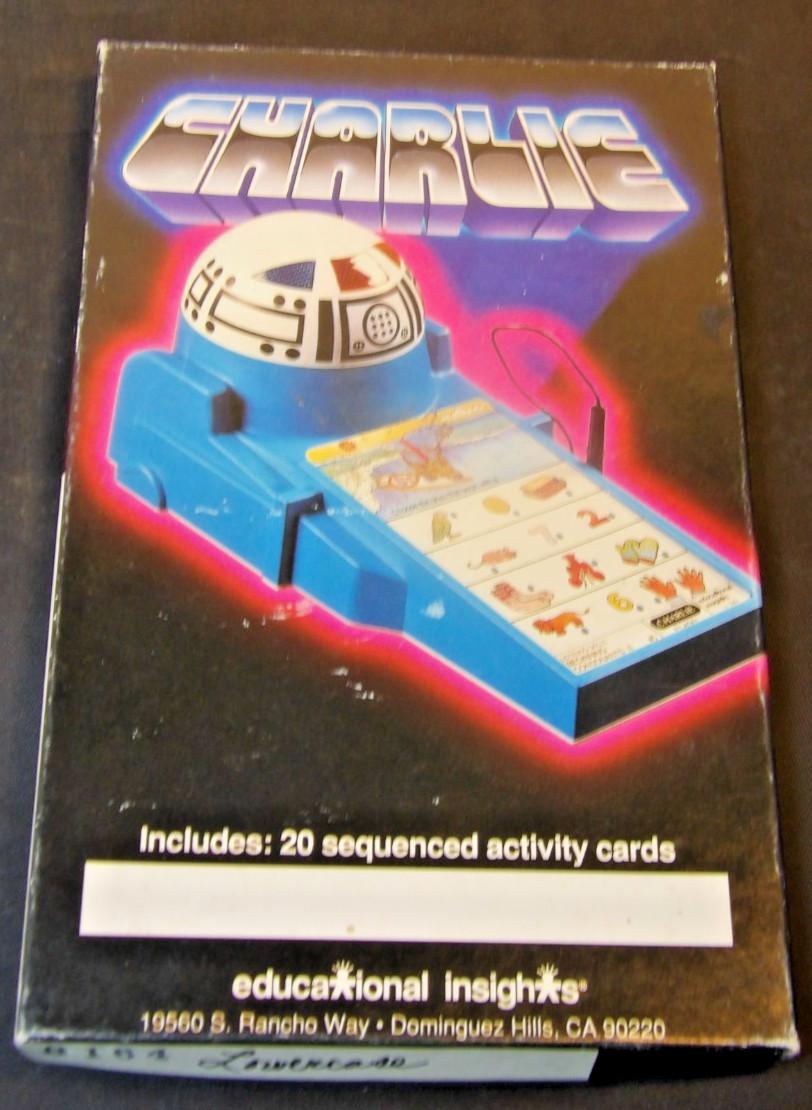 1980s Charlie Robot Learning Toy Vocabulary Development Set activity Cards