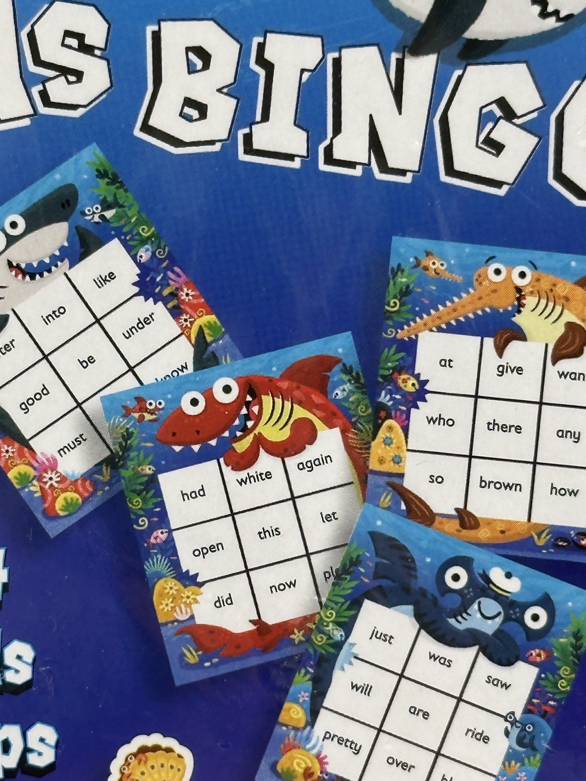 Scholastic Sight 72 Words Bingo Game 2-4 Players Age 5+ Educational SEALED