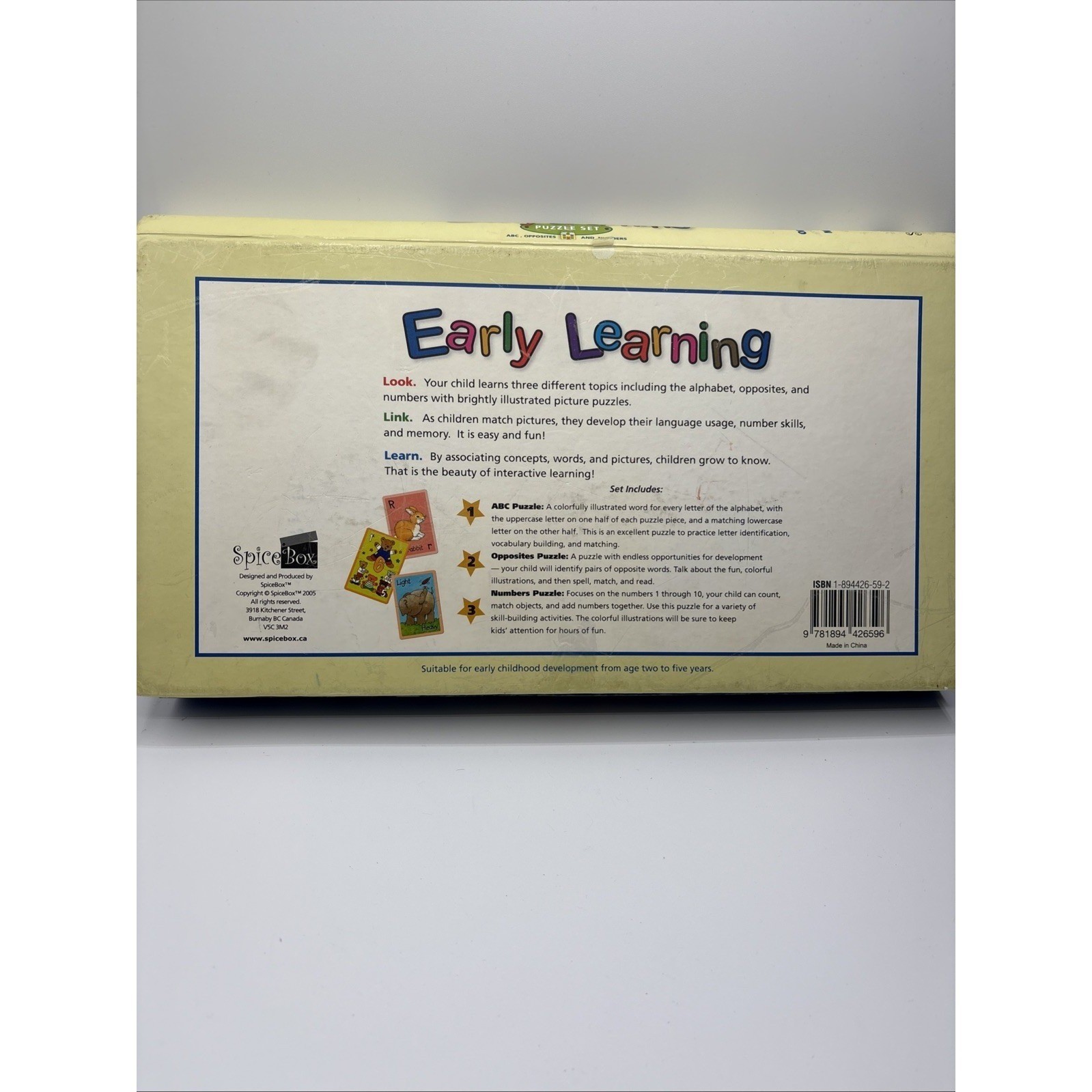Easy Learning Flashcard Puzzles Language & Math Fun Learning! Pre- Owned