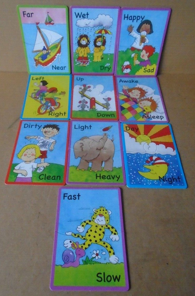 Early Learning Puzzle Set (ABC/Opposites/Numbers) by SpiceBox (100% complete)