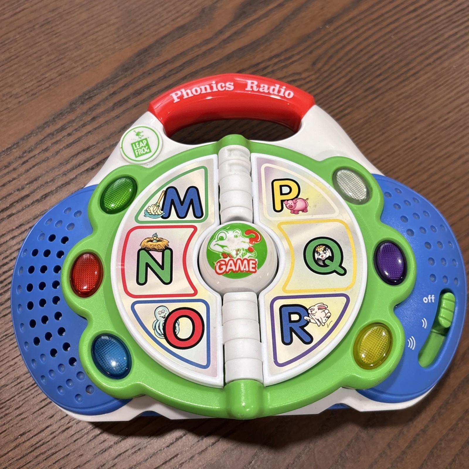 LeapFrog Leap’s Phonics Radio Toy Music Alphabet Games Tested Works