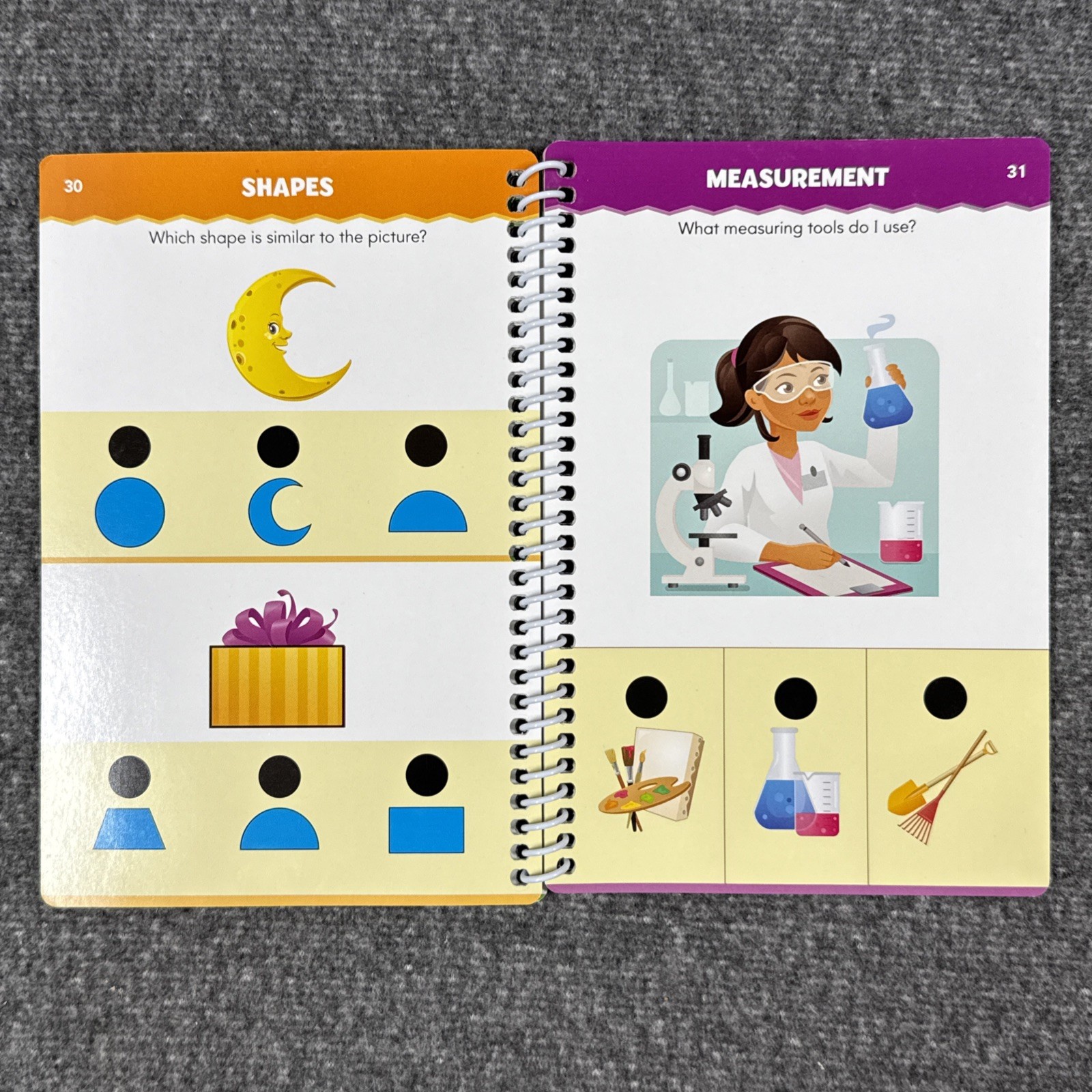 Hot Dots Jr Pre-K Math Books 1 & 2 Set