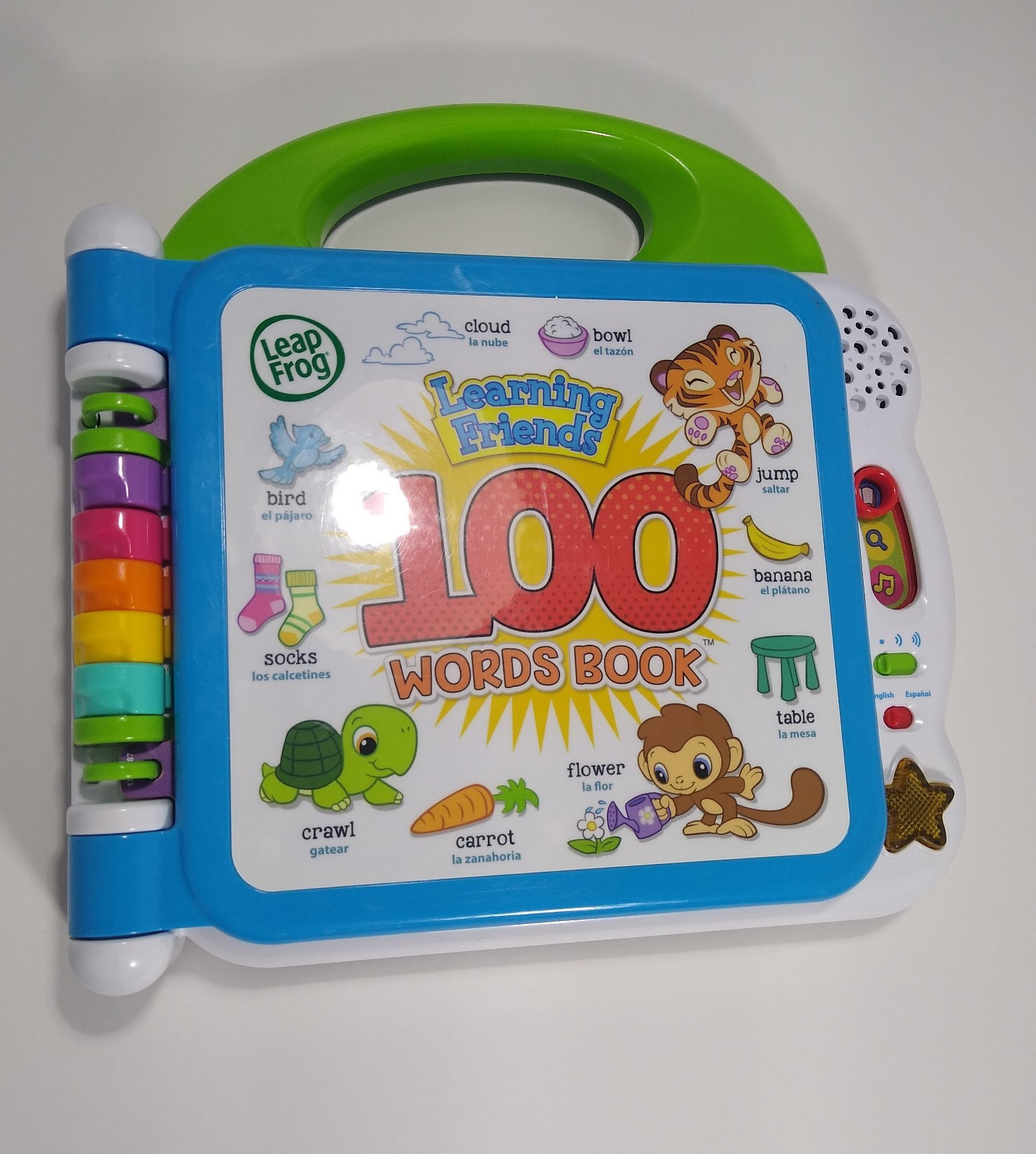 LeapFrog Learning Friends Interactive Word Book for Toddlers, Green