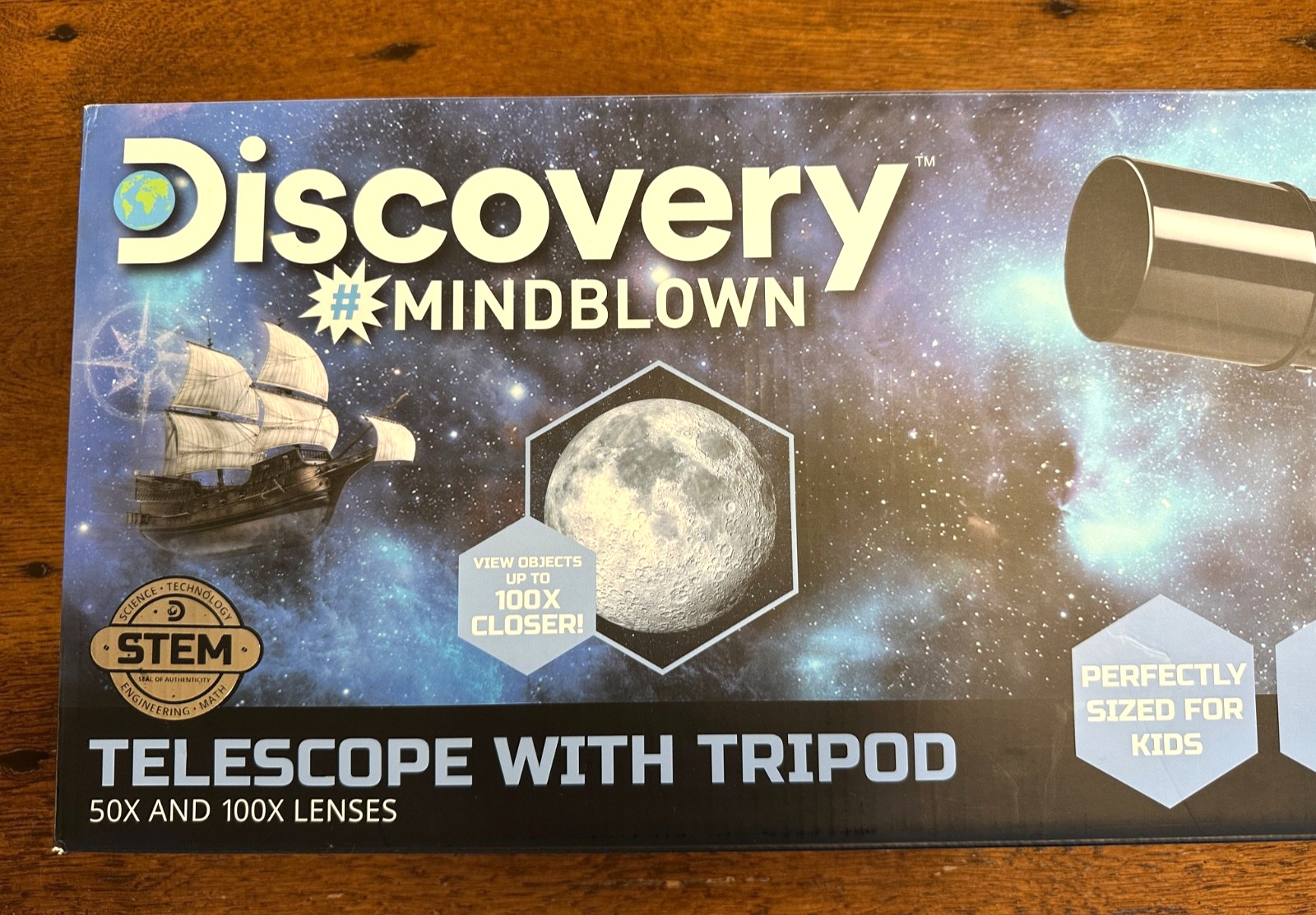 Discovery #Mindblown Kids Telescope Tripod 2 Lenses Age 8+ NIB Space Homeschool