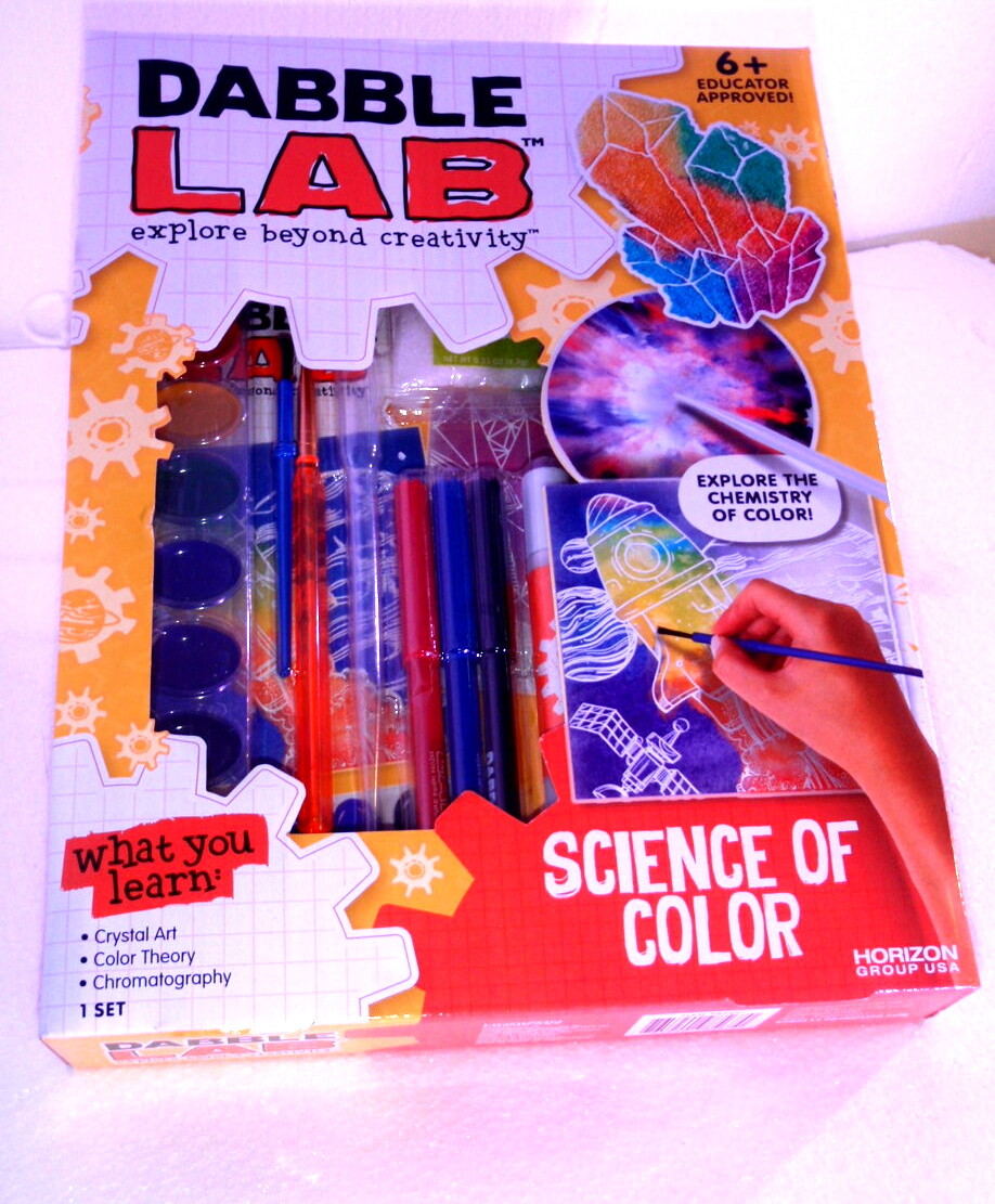 Science of Color Dabble Lab Kids Educational Art & Crafts Kits Instruction Tools
