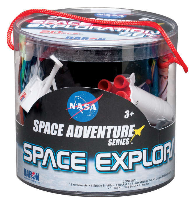 DARON SPACE EXPLORATION 20 PIECE PLAYSET W/PLAYMAT HFL999