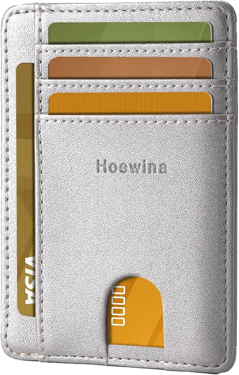 Hoewina Slim Wallet for Men, Credit Card Holder Wallet, Minimalist Design – RFID