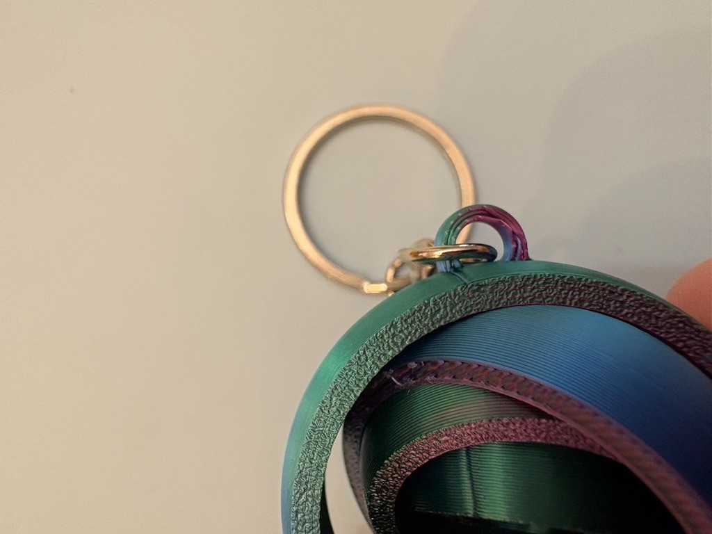 Rainbow Gyro Fidget Keychain | Rotating Spinner Keychain | Satisfying Fidget Toy