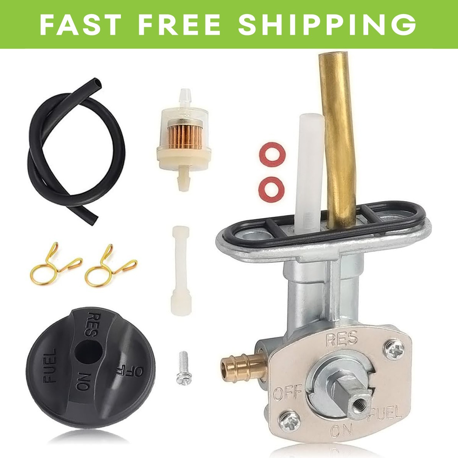 Earlyred Fuel Valve Petcock Tank Switch for Arctic Cat 250 300 400 375 454 500