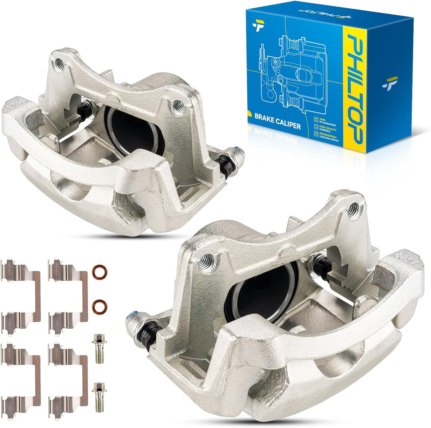 Front Brake Caliper for 2004-2012 Chevy Malibu, Pontiac G6, Saturn Aura & More