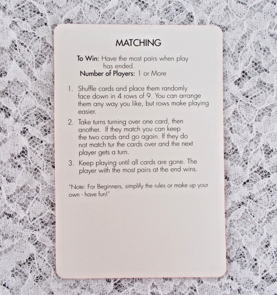 Fisher Price Educational Matching Card Game