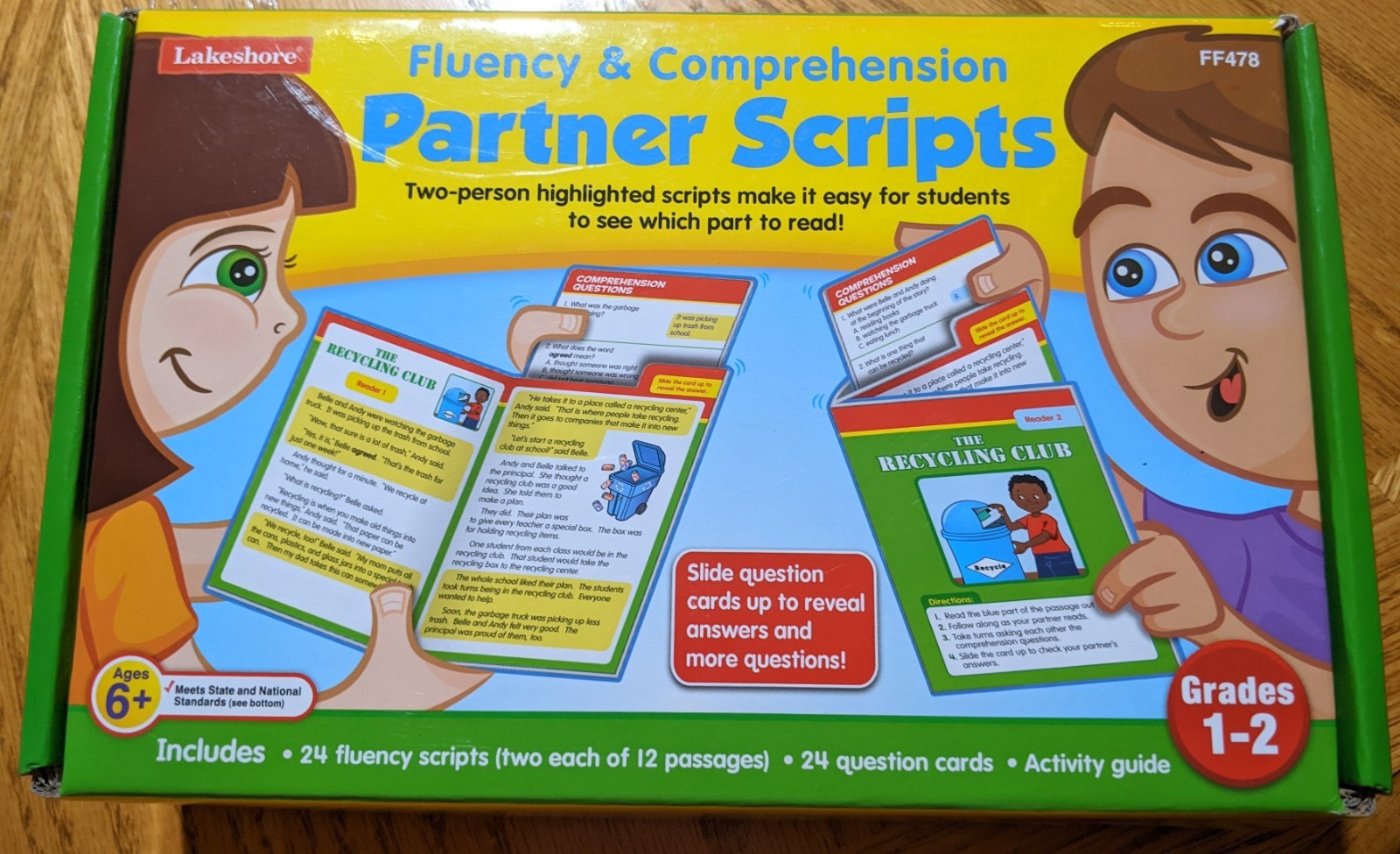 Lakeshore Learning Fluency & Comprehension Partner Scripts Grades 1-2 New