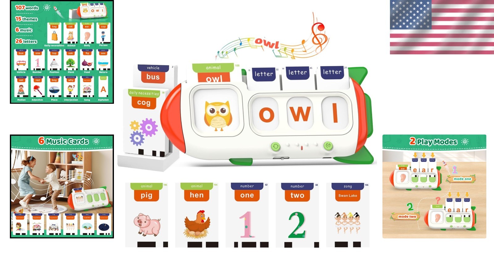Letter Matching Games – Educational Toy for 3-6 Olds