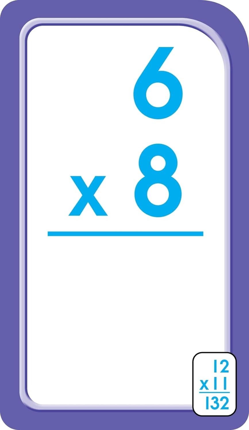 School Zone – Multiplication 0-12 Flash Cards – Ages 8+, 3rd Grade, 4th Grade, E