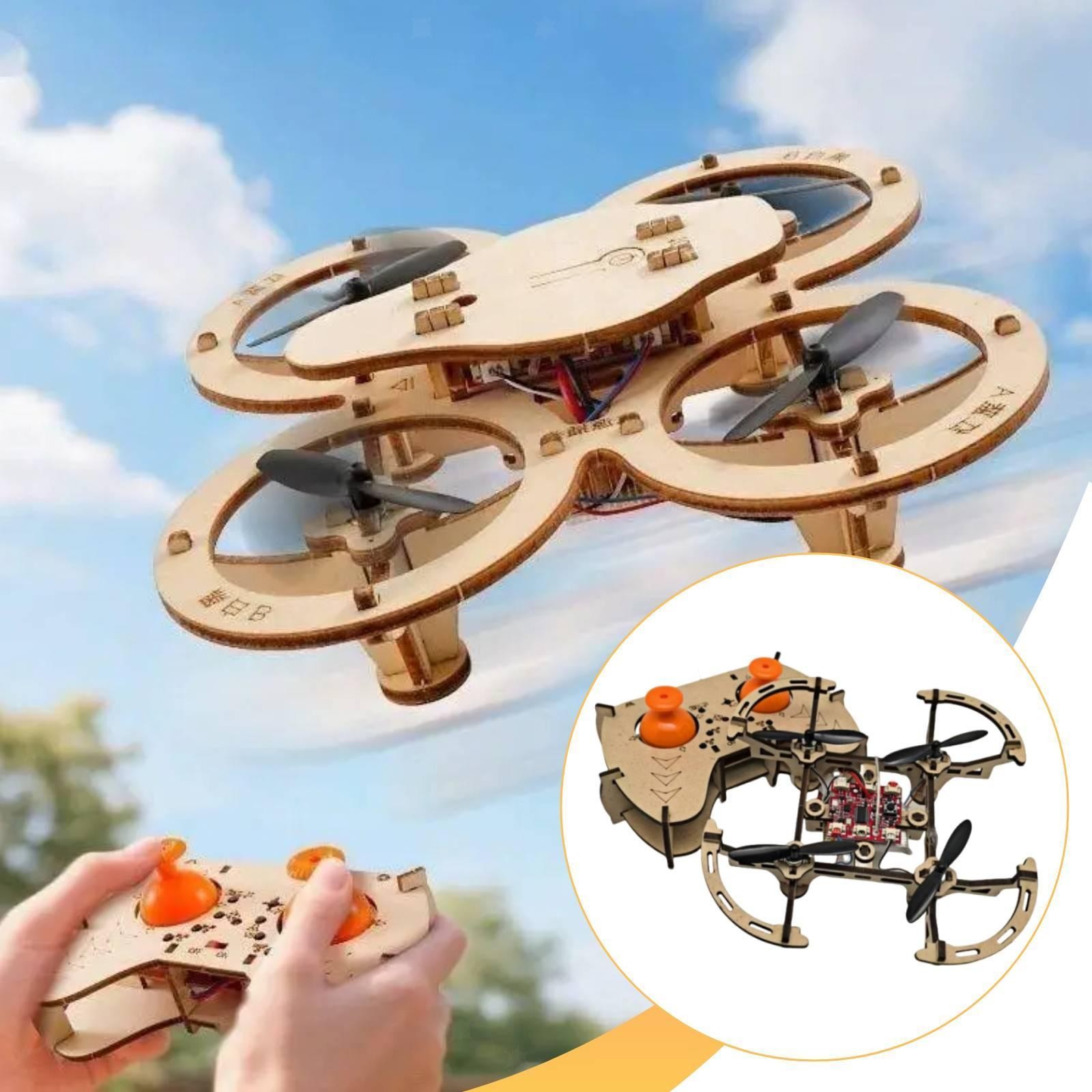 DIY Wooden RC Aircraft Kit Handcrafted Multipurpose Gift Crafts Accessories