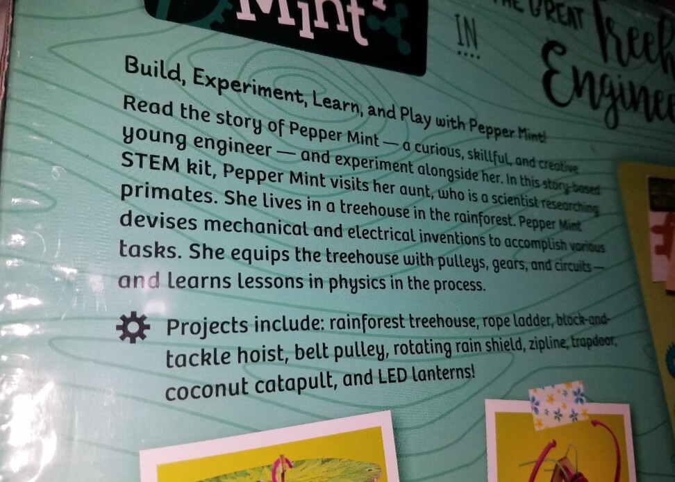 NEW Pepper Mint The Great Treehouse Engineering Adventure Stem Kit For GIRLS