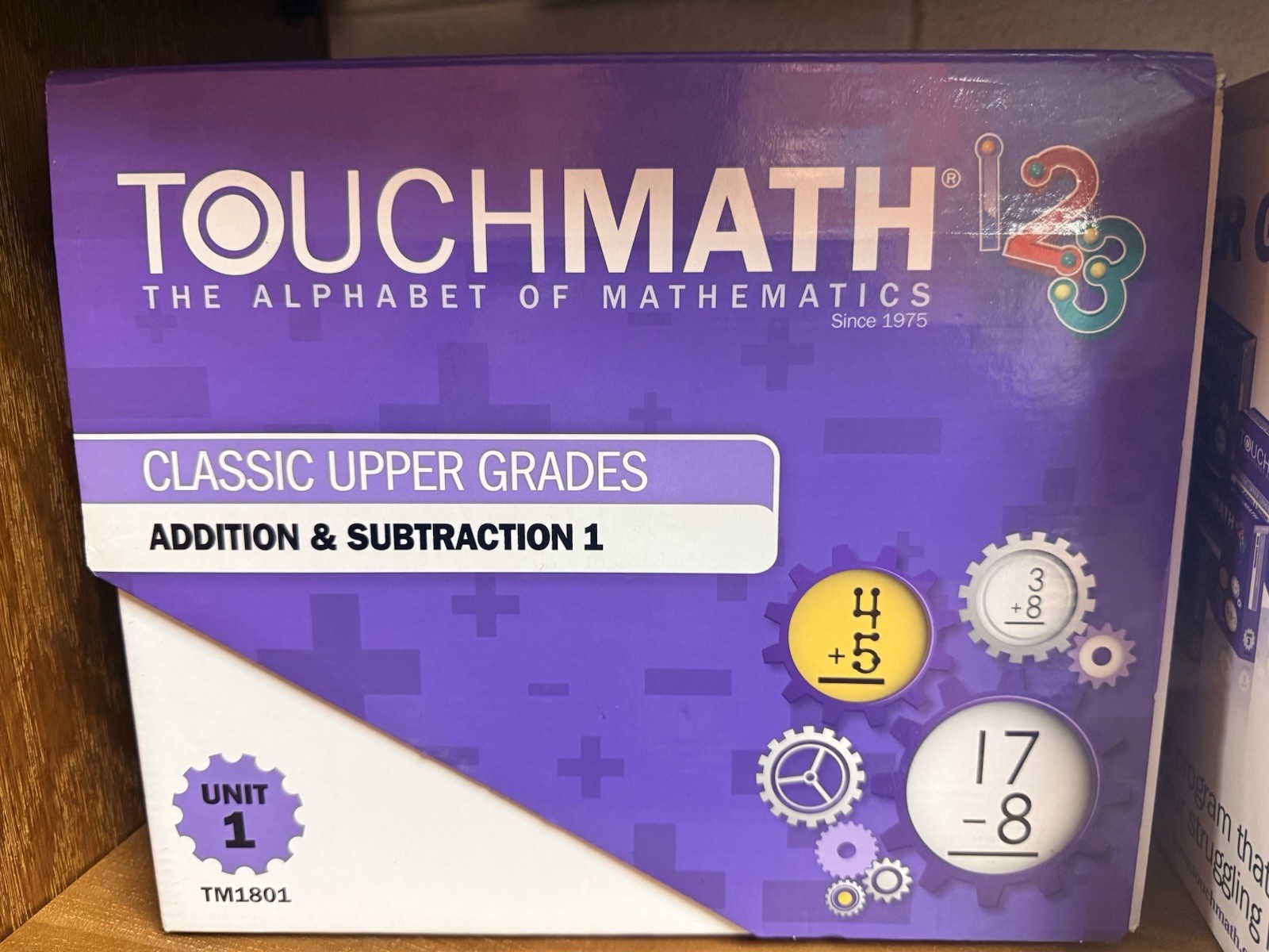 TouchMath Upper Grade Addition & Subtraction 1 Unit 1 TM1801
