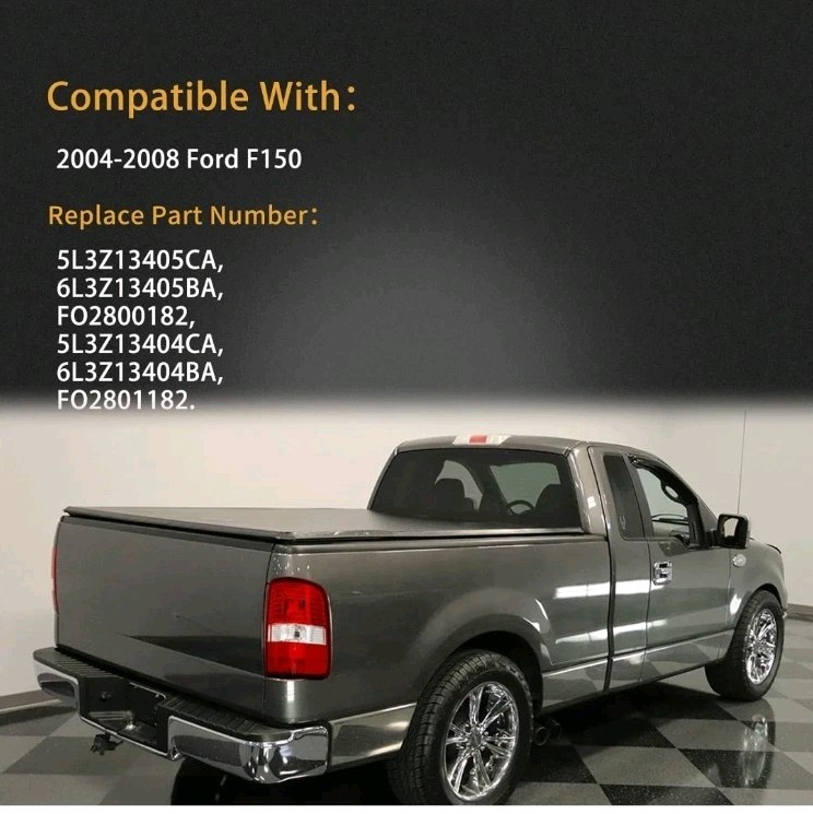 HECASA Right Tail Light Assembly Compatible with 2004-2008 Ford F150 Replacement