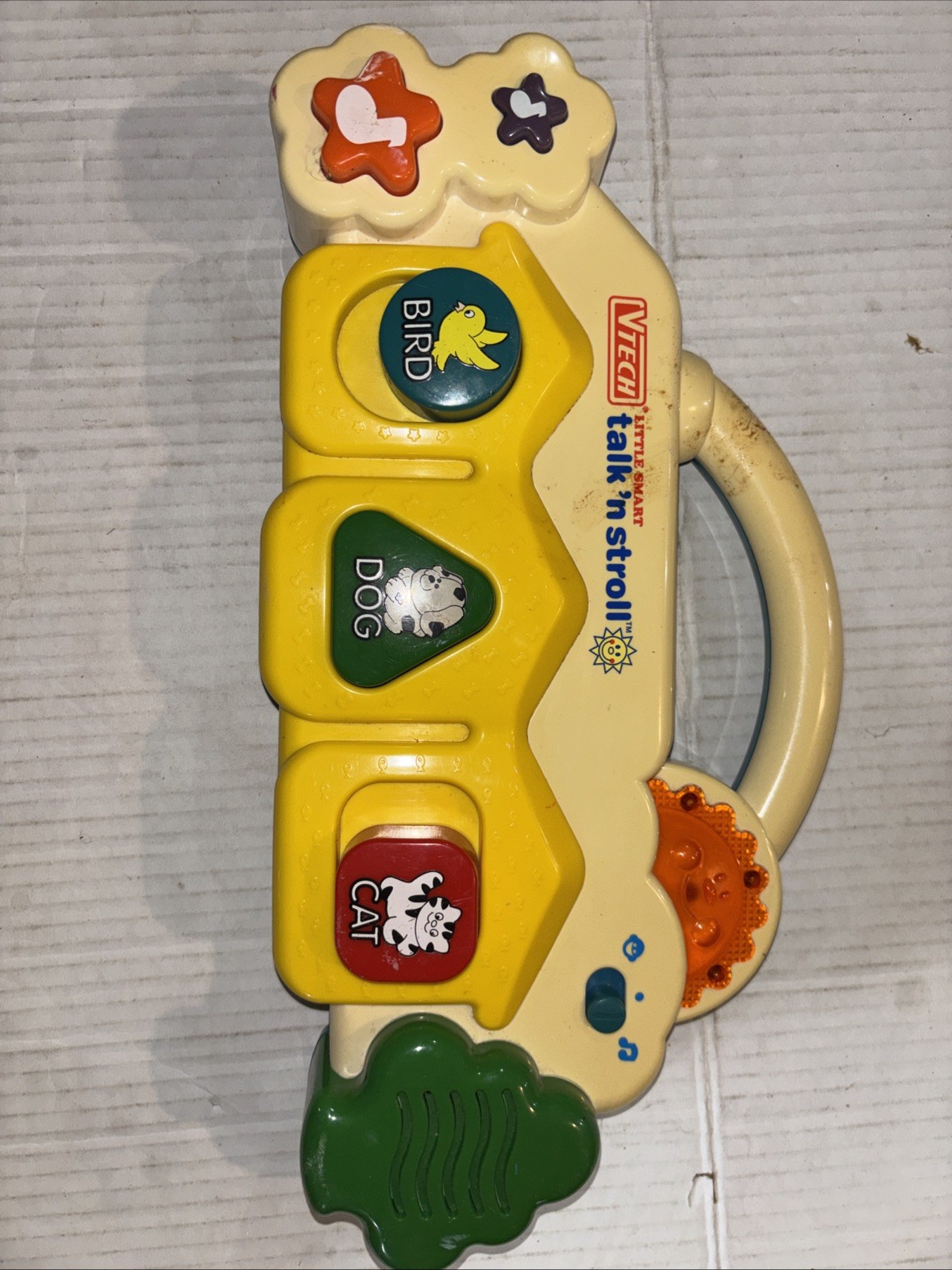 VTech Little Smart TALK N STROLL – Musical Unit Tested Works!