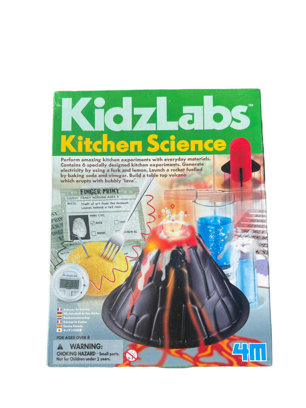 Kidz Labs Science 4M Kitchen Science Set, Fun for Kids and Adults Toy Smith NEW