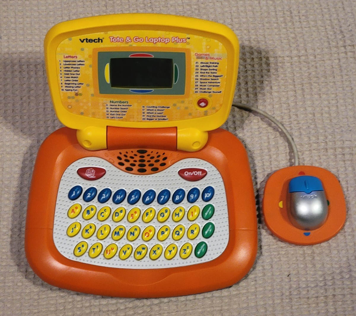 VTECH TOTE & GO LAPTOP PLUS Preschool Learning System Popular Orange/YellowModel