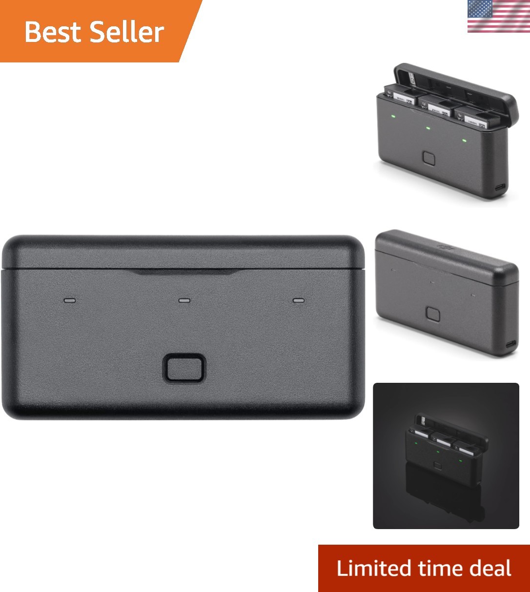 Osmo Action Multifunctional Battery Case, Compatibility: Osmo Action 3, Osmo …