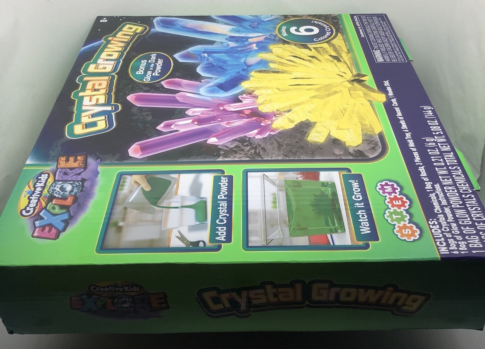 Grow Your Own Crystals KIT Science Toy BIRTHDAY Experiment For Kids STEAM Gift