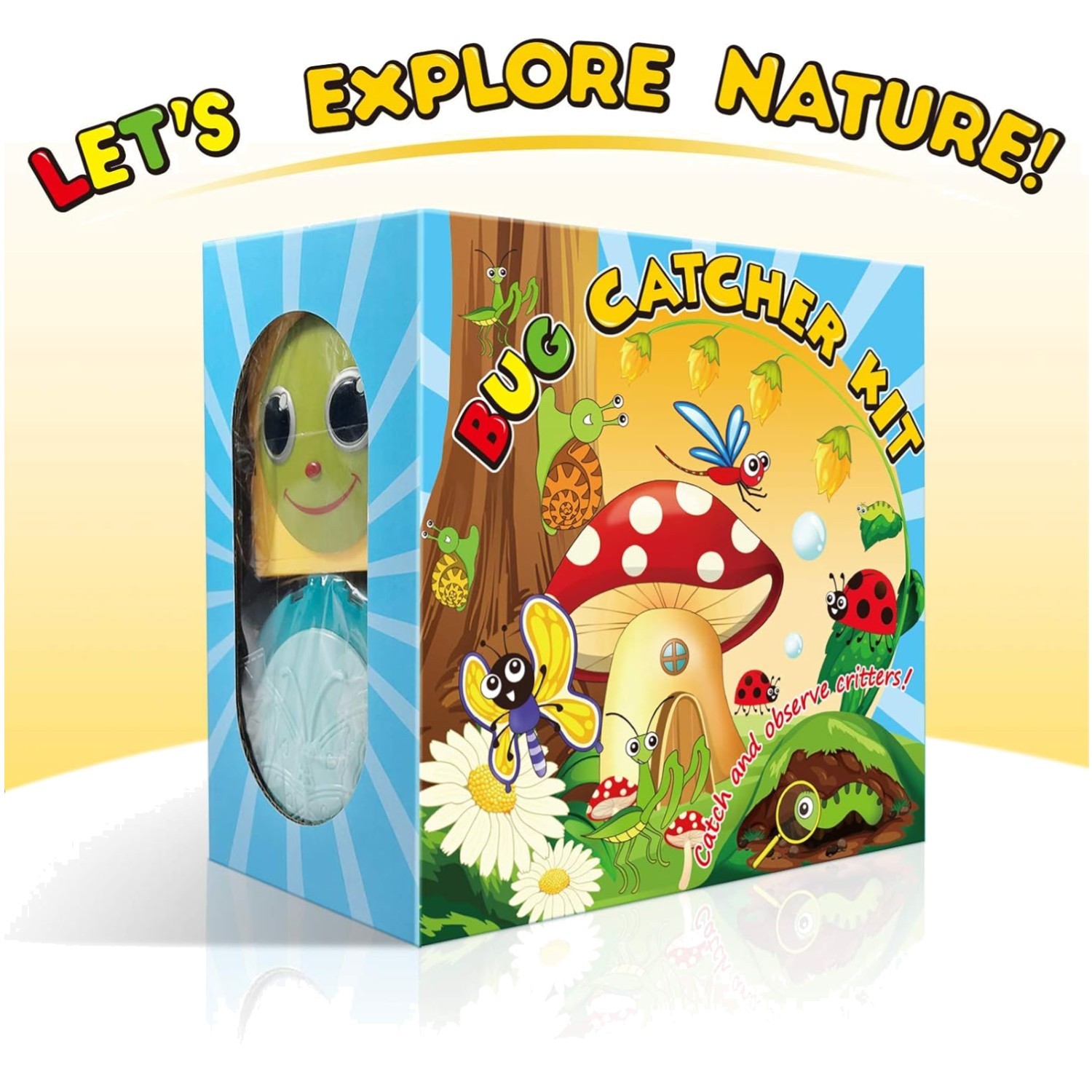 Children’s Outdoor Bug Exploration Kit with Whistles, 2 Pcs