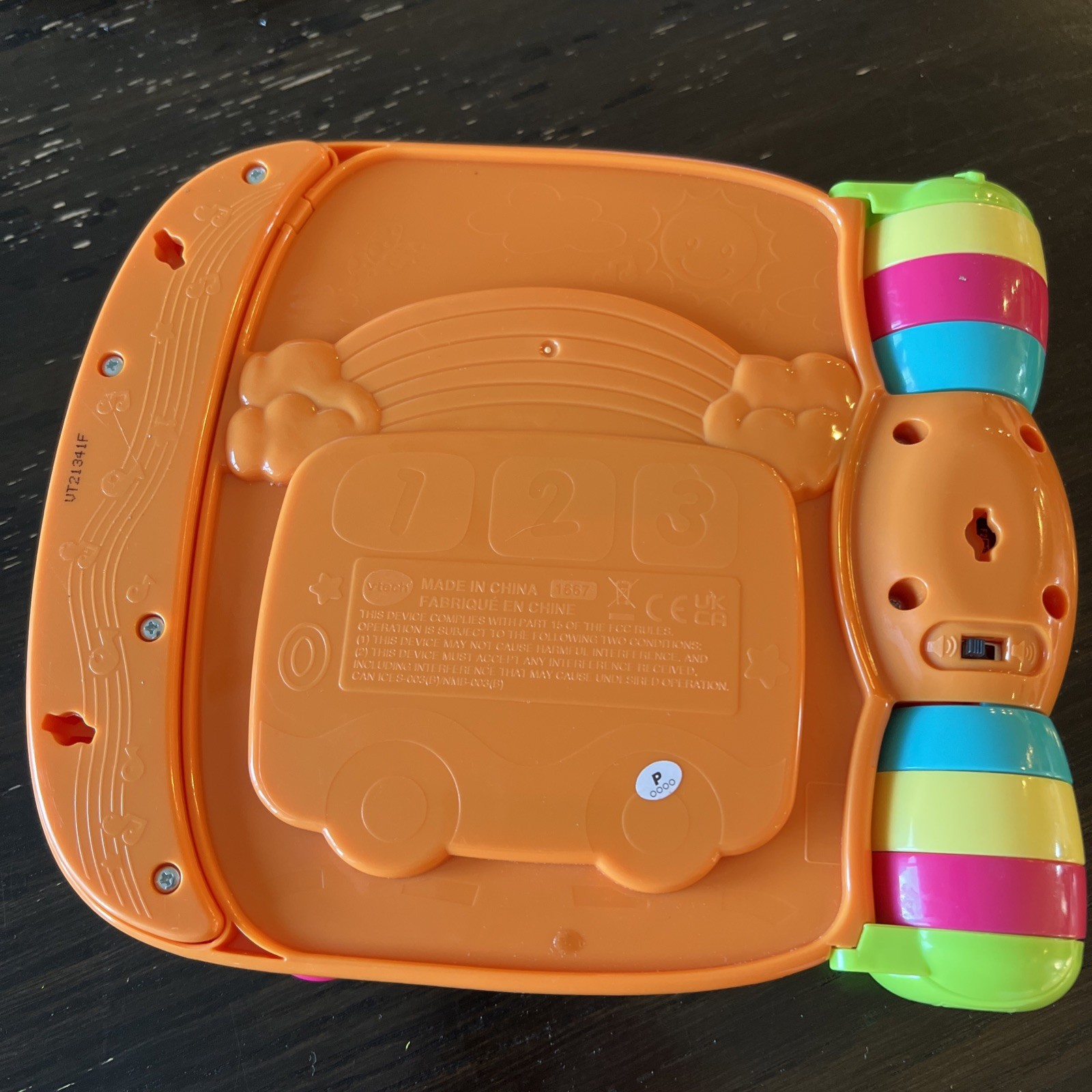VTech Animal Rhymes Music Book with Interactive Pages Works Tested Light Sounds