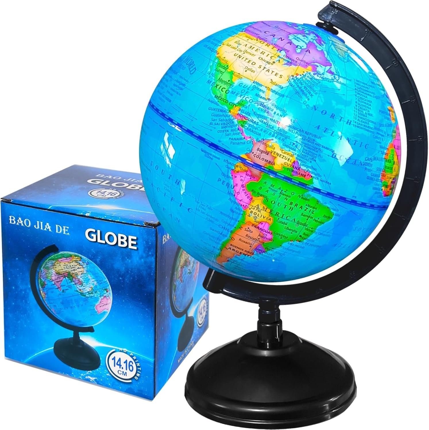 6 Inch Globo Terraqueo Educativo Para Aprendizaje Infantil De Globo Del Mundo Gi