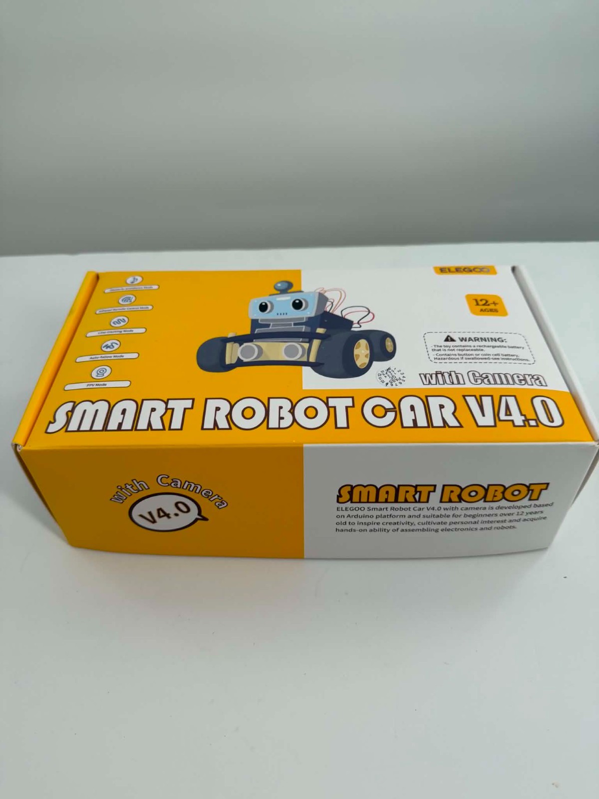 ELEGOO Uno R3 Project Smart Robot Car Kit v 4.0 with Camera