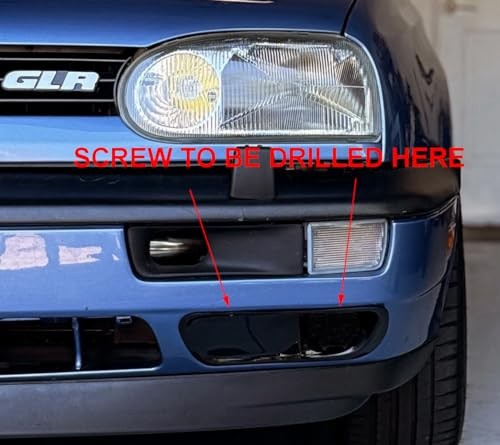 Left and Right side Front Lower US Bumper Air Intake Vents Ducts For VW MK3