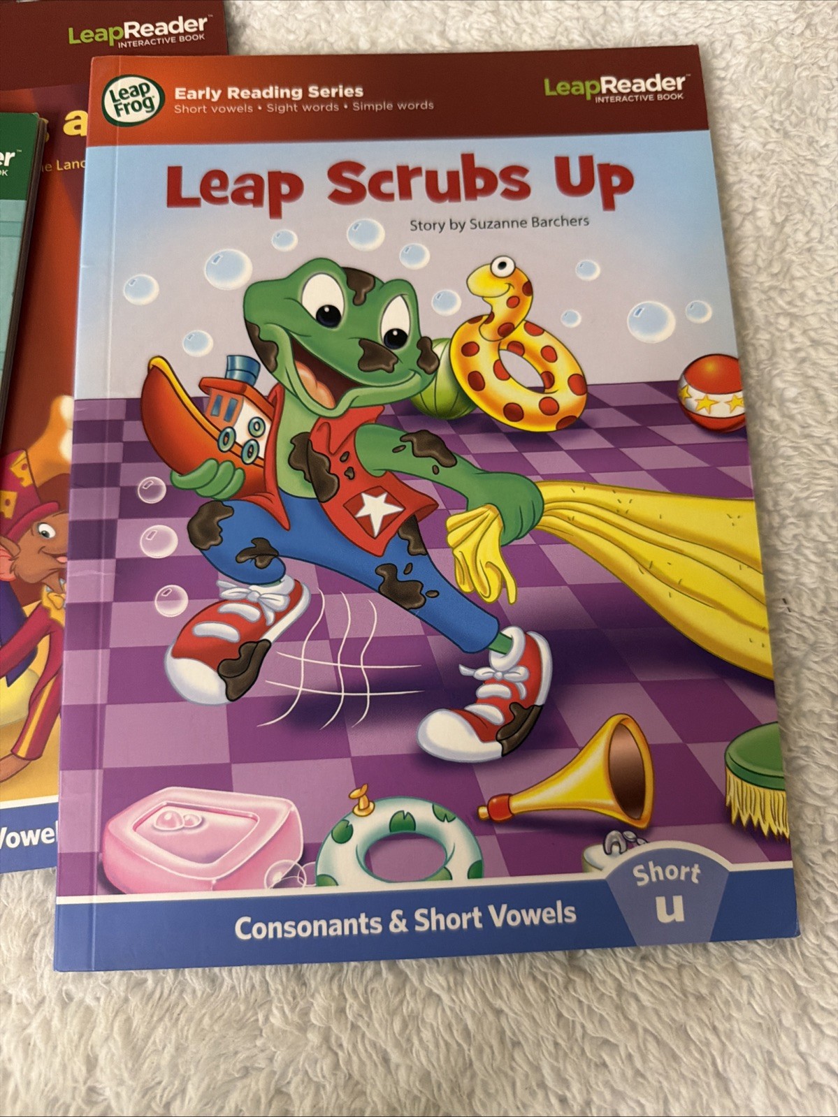 7 Leap Frog Early Reading Set Vowels Consonant Phonics Book Lot TAG Readers