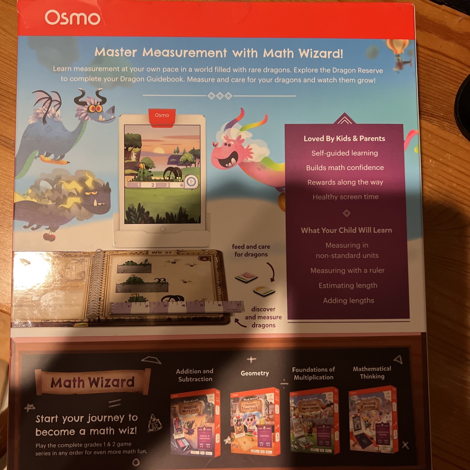 Osmo Maths Wizard and the Secrets of The Dragons Learning Game – 902-00024