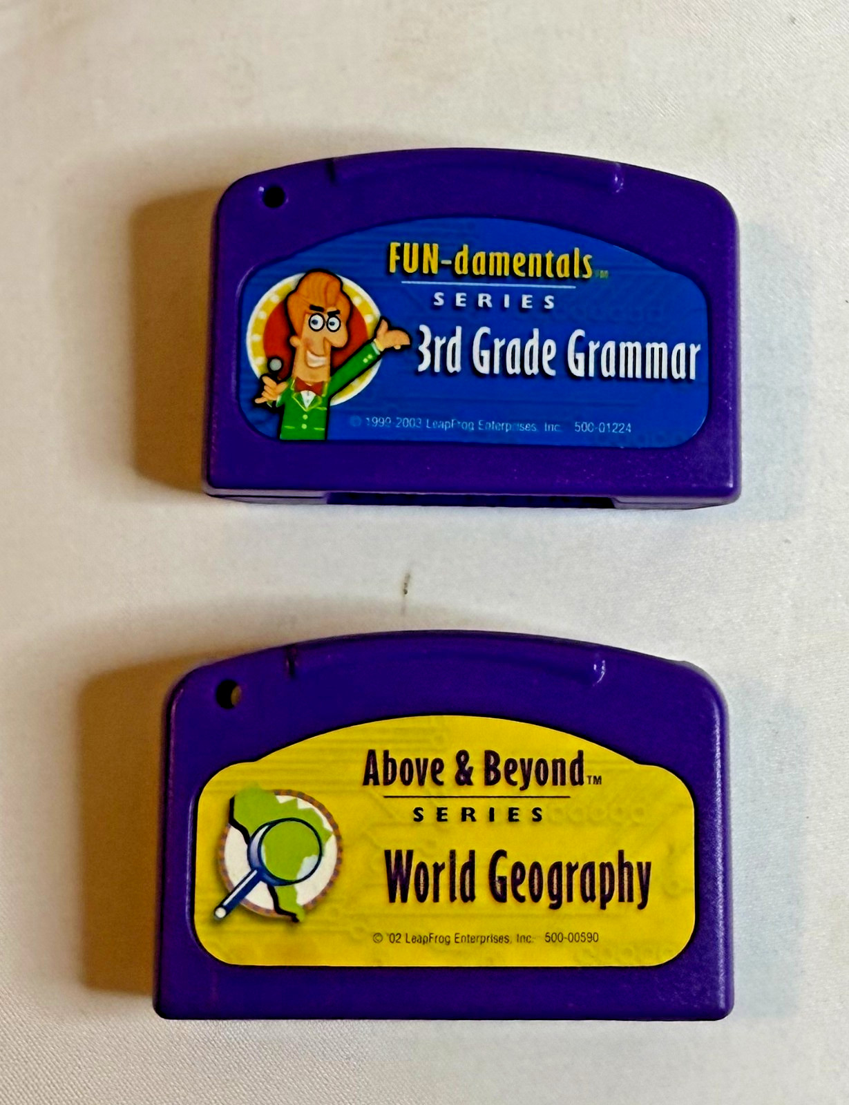 Leap Frog Quantum Pad Cartridge Game – World Geography & 3rd Grade Grammar