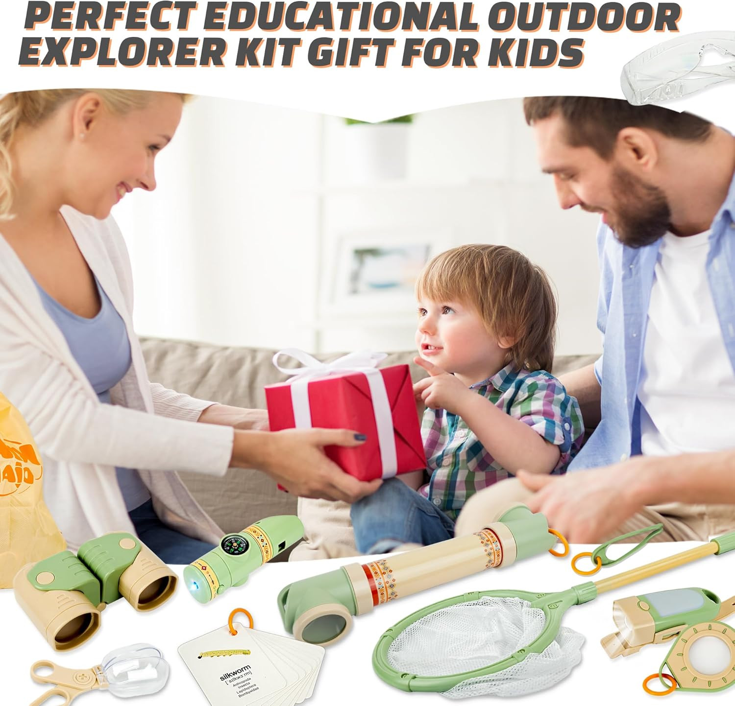 Kids Explorer Kit, 27 Pcs Outdoor Explorer Kit & Bug Catching Kits – Kid Nature