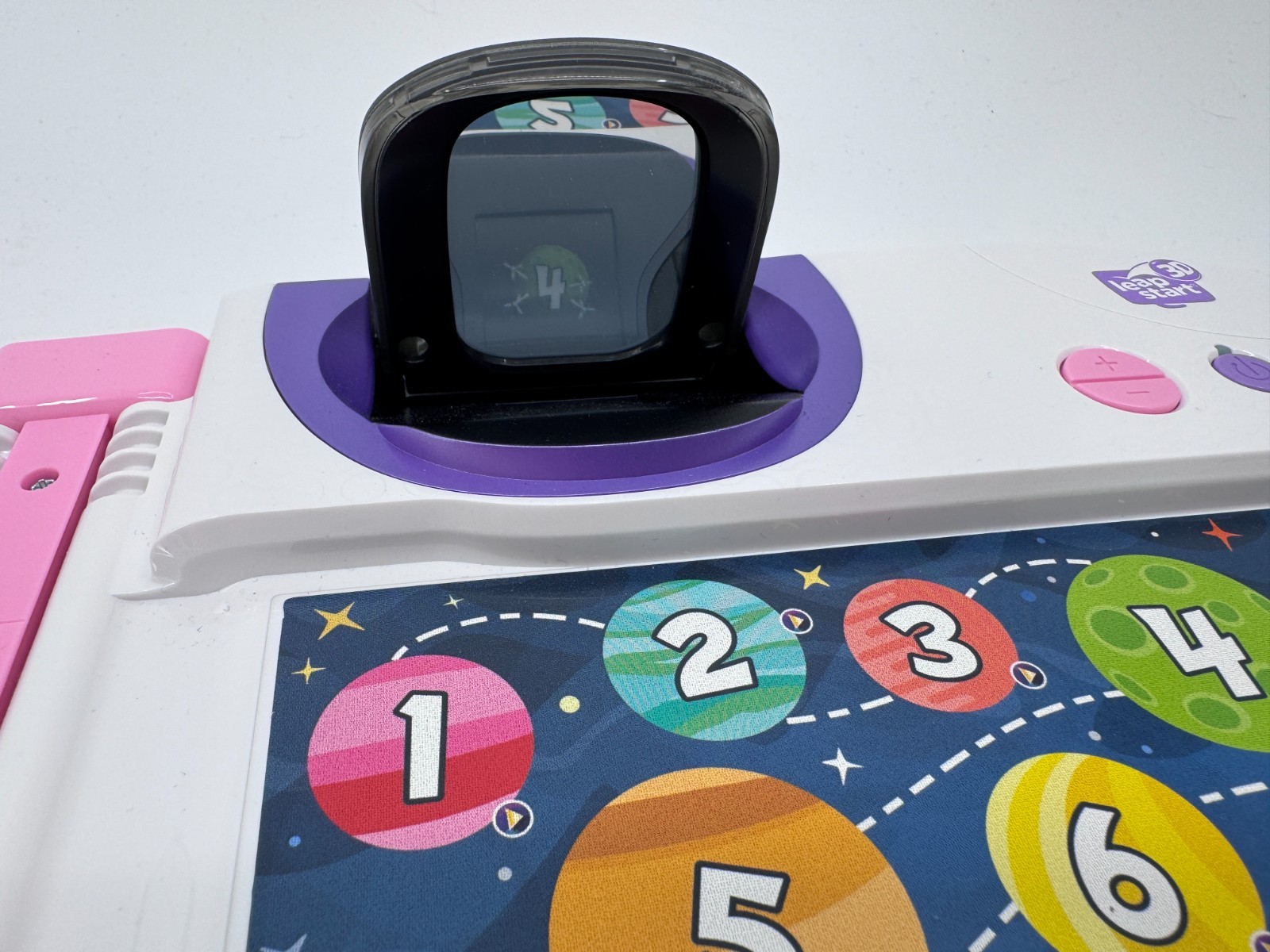 Leapfrog Leapstart 3D Learning Game Console System Pink Purple Tested Working