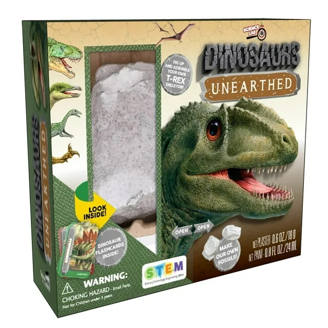 SCIENCE LAB SPICE BOX DINOSAURS UNEARTHED KIT
