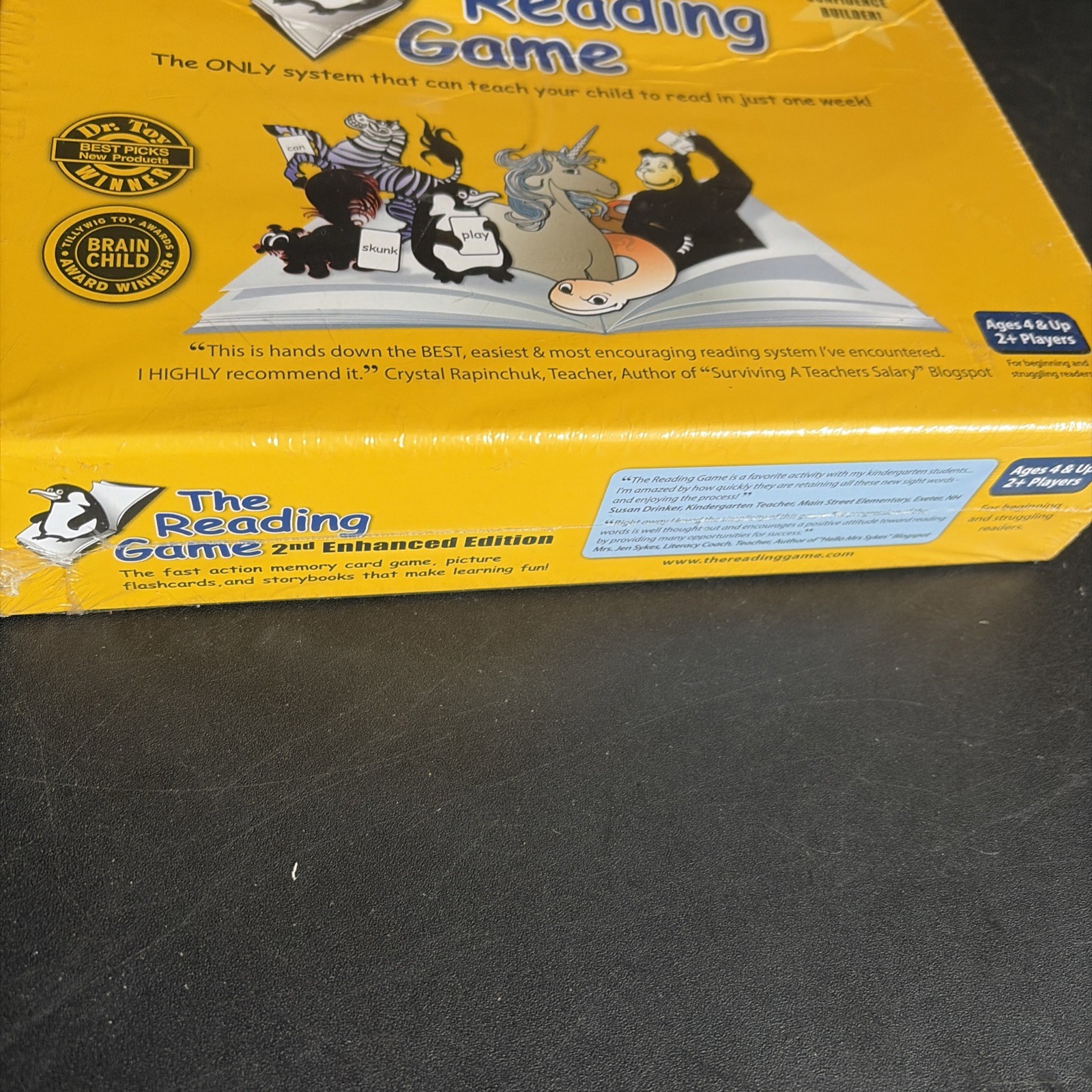 Allsaid & Dunn The Reading Game 2nd Edition New Sealed Homeschool Education