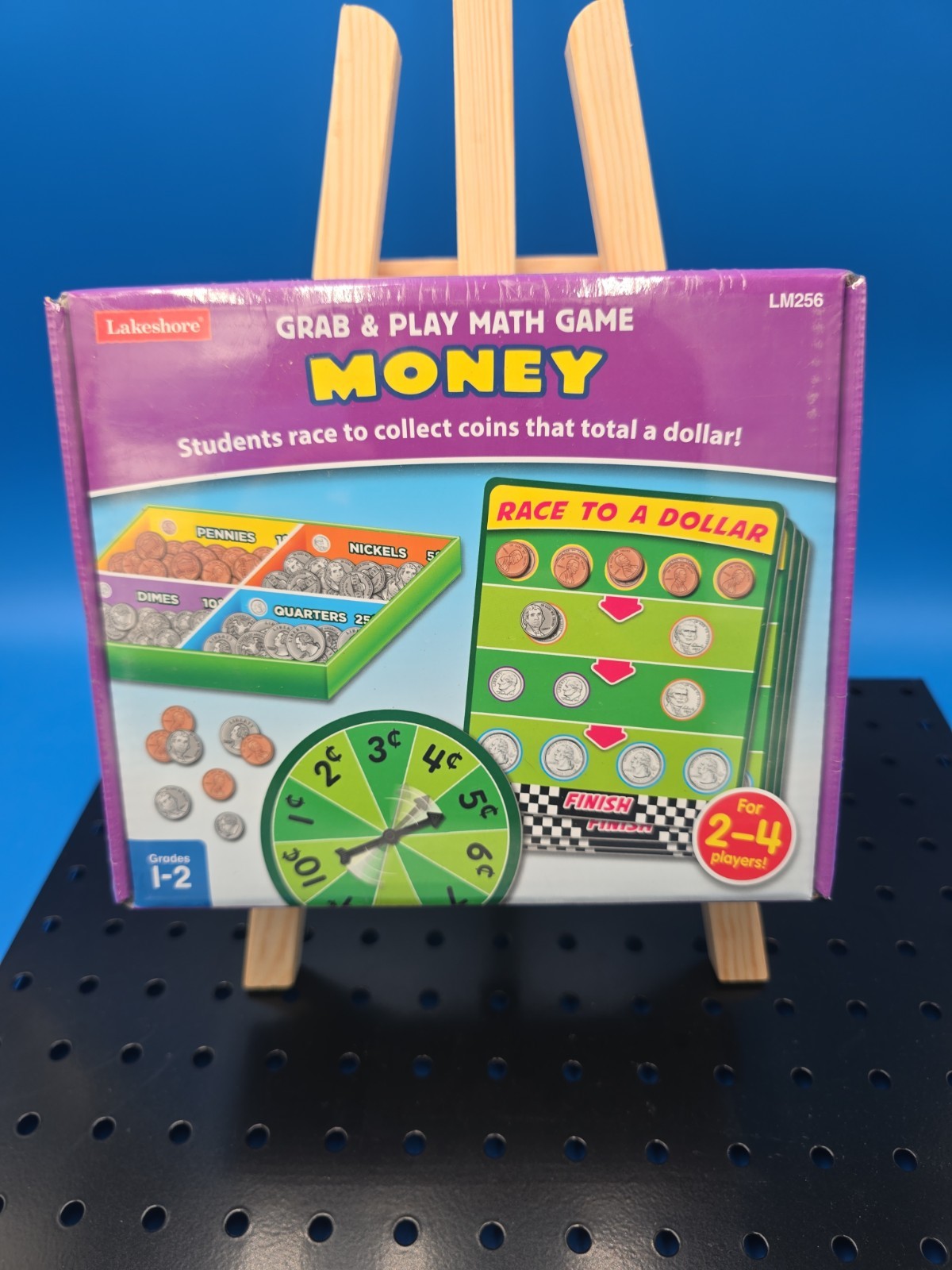 Grab & Play Math Game: Money, 2-4 Players, First And Second Grade