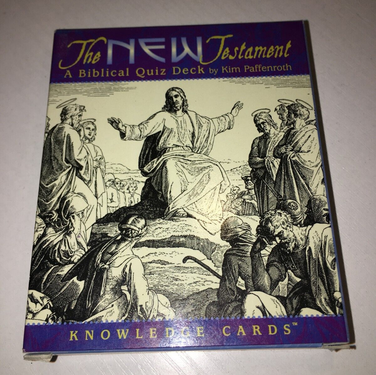new childs adults Knowledge Cards the new testament biblical quiz deck religious
