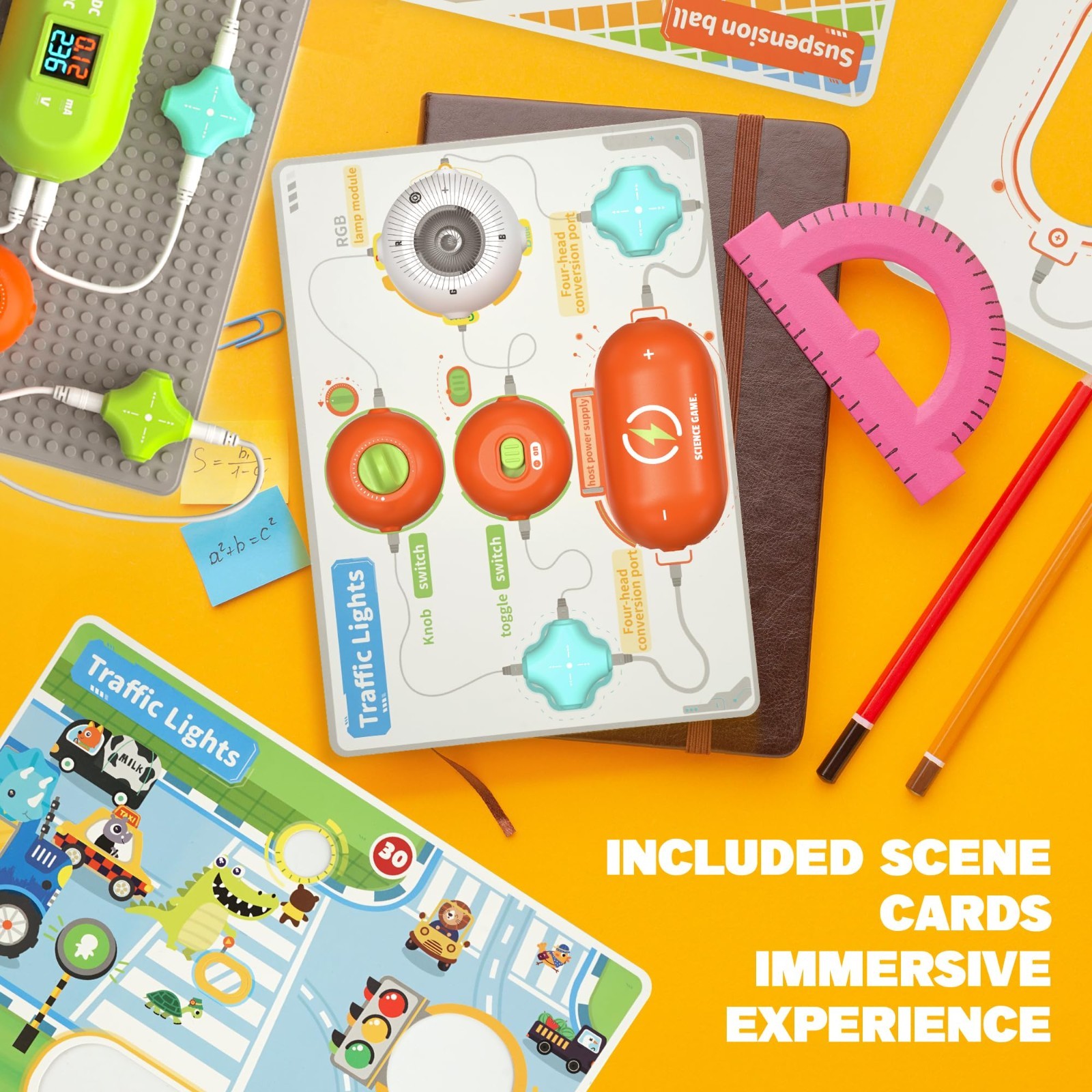 STEM Science Kits for Kids – 420+ Projects, Electronics & Circuit Parts, Ages 3-