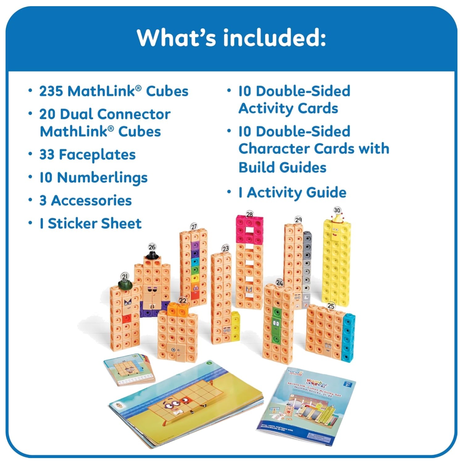 Numberblocks 21-30 Activity Set with 20 Learning Activities